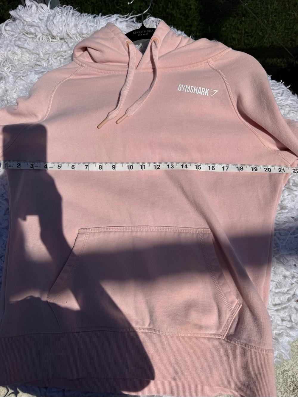 Gymshark Light Pink Pullover Hoodie - Picture 3 of 4